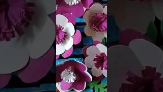 #diy #pista shells flower making #paperflower  #glittery naming #art #craft..😍😘