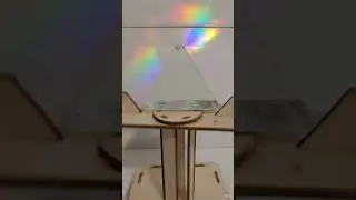 This $3 toy prism + AI = RAINBOWS in 9 seconds 🌈 #veo31fast