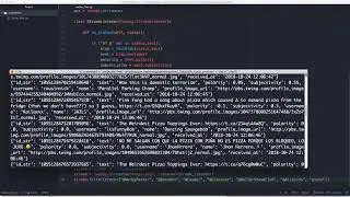 Streaming Twitter Filter - Sentiment Analysis