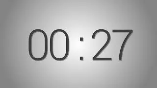 27 Seconds countdown Timer - Beep at the end | Simple Timer (twenty-seven sec)