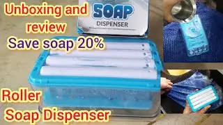 Roller Soap Dispenser Box Review Unboxing Demo| Multifunctional Soap Box save soap from melting|