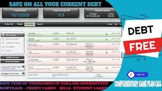 Banking Software- Mortgage & Debt Interest Elimination Acceleration- Debt2Wealth - Project Alchemy
