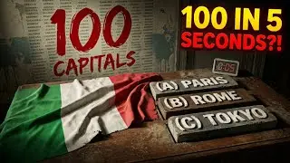 Can You NAME 100 Country Capitals in 5 Seconds?