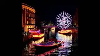 Illuminated Boat Parade, Little Venice, Maida Vale, London, UK, 2022 - Part 1/2