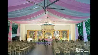 Stunning Lotus-Themed Wedding Decor | Pink Floral Mandap & Traditional Wedding Setup | VGP Heritage
