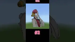 【No.2】 UTA from ONE PIECE FILM RED build challenge - Minecraft Pixel Art