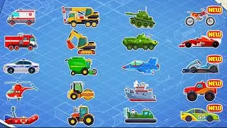 Puzzle- Kids Transport game | Cute Little Kid's Games