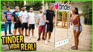 FILA DO TINDER NA VIDA REAL!! ( NOVO MINI GAME ) [ REZENDE EVIL ]