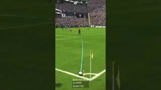 clean power shot in fifa tots santos is insane #goku #fifa #tots #powershot