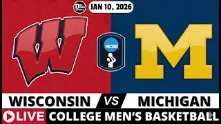 WISCONSIN VS MICHIGAN 🏀 NCAA Men&rsquo;s Basketball | Live Scoreboard & Radio