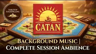 Catan Background Music | Calm Strategy Board Game Ambience   HD 1080p