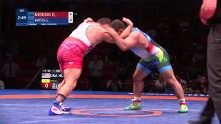 GOLD FS - 88 kg: J. MEDEIROS II (USA) v. G. HATOS (HUN)