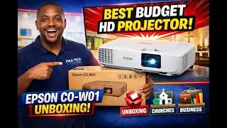 Epson CO-W01 Unboxing 🔥 | Best Budget HD Projector for Schools, Churches & Business (2025)