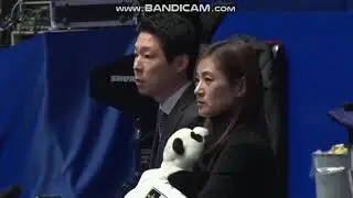 Shun Sato before SP and coach camera - 2019 Japanese Nationals