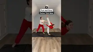 FUN and EASY partner trick ideas to try with your friend! #partnertricks #dance #choreography