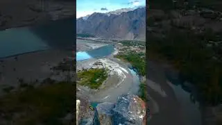 Skardu view from Kharpocho fort| kharpocho fort |shorts|youtubeshorts| skardu valley
