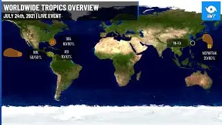 Worldwide Tropics Overview: July 24th, 2021 | Talking about In-fa, 90L and more