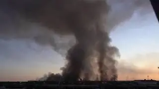 Pier 45 Fire - Smoke at Dawn