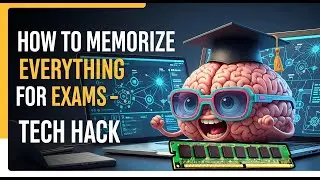 How to Memorize Everything for Exams &ndash; TECH HACK🧠😂#TechHumor#StudyHack #funnyvideo  #HowToNotStudy