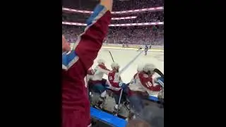 Colorado fans witness their team win the Stanley Cup! SOUND ON 🔊 | #shorts