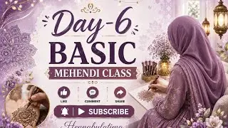 Assalamualaikum everyone Mehndi basics day 6 🤗❤️😘✨....