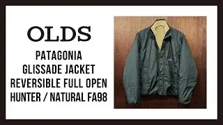 Patagonia Glissade Jacket Reversible Hunter / Natural FA98｜パタゴニア パイル グリセード ジャケット ハンターグリーン 98年｜OLDS