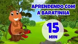 Aprendendo com a Baratinha - 15 min de Músicas Infantis e Aprendizado com a Mille