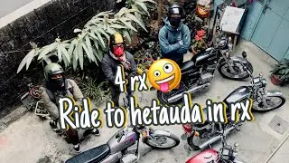 Ride to hetauda in rx100 & rx135 bato ma rxz dekhiyo😳