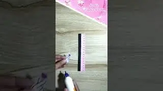 DIY Blackpink Ruler / Back To School Craft / DIY Paper Scale #shorts #viral #DIYSchoolSupplies