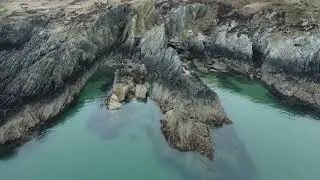 The Creek, Amlwch from the sky