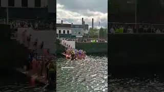 105th Liffey Swim in Dublin City Centre 🏊&zwj;♀️🇮🇪✨️ #ireland #dublin #irishtourism #travel #viral