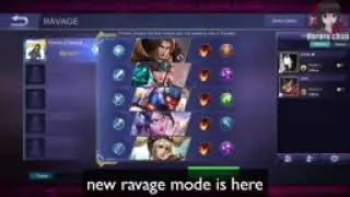 New ravage!!!!! mode in mobile legend bang bang!!!
