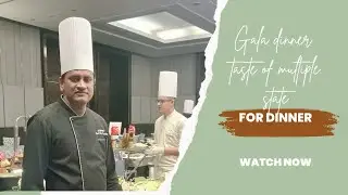 Gala dinner taste of multiple state.#food #chef #indianfood #dinner