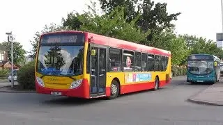 Buses at Lichfield Bus Station Summer 2017