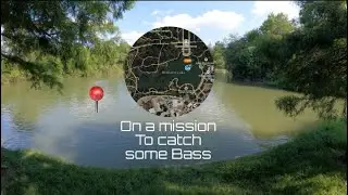 Fishing for Bass at McGovern Lake in Houston Texas