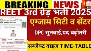Reet 3rd grade mains form 2025/Reet mains exam/Reet Mains admit card /Reet 3rd grade Latest news