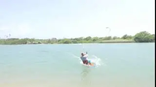 Kitesurfing Technique - Air Gybe