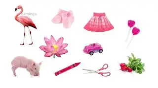 Colours and Objects, Vocabulary with Pictures, Learn Colors and Corresponding Objects, For Kids