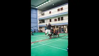 Badminton SF C.Estoy/L.Junwei Vs. P.Amor/Partner 12th PinoySg, 2019
