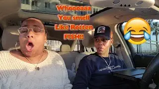 YOU SMELL LIKE ROTTEN FISH PRANK ON MY WIFE!