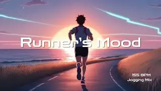 【海邊慢跑BGM】Synthwave Running Music｜155 BPM Sunset Jog｜サンセット &times; ローファイ &times; シンセウェーブ
