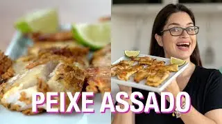 Fil&eacute; de Peixe Assado Simples | Receita para fazer com Til&aacute;pia ou Merluza