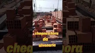 chegou a hora da alvenaria #constru&ccedil;&atilde;civil #obra #vigabaldrame#alvenaria#pedreiro.