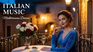 🎶 Italian Vibes & Mediterranean Music 🎶 2+ Hours Scenic Amalfi Coast & Lake Como Gentle Quiet
