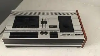 Tanberg TCD 310 vintage cassette deck from the mid 1970's