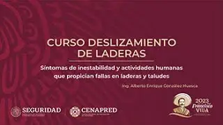 Curso: Deslizamiento de Laderas, Tema 2