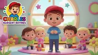Head Shoulders Knees & Toes Slow Action Song for Kids Charles Nursery Rhymes