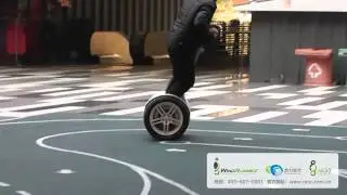 G1U segway-like scooter running in the track