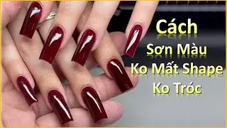 C&aacute;ch sơn m&agrave;u kh&ocirc;ng bị mất shape, ko tr&oacute;c | Diva Nail