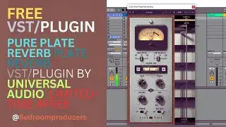 Pure Plate Reverb - Plate Reverb VSTPlugin by Universal Audio (Limited-Time 4FREE) #UniversalAudio